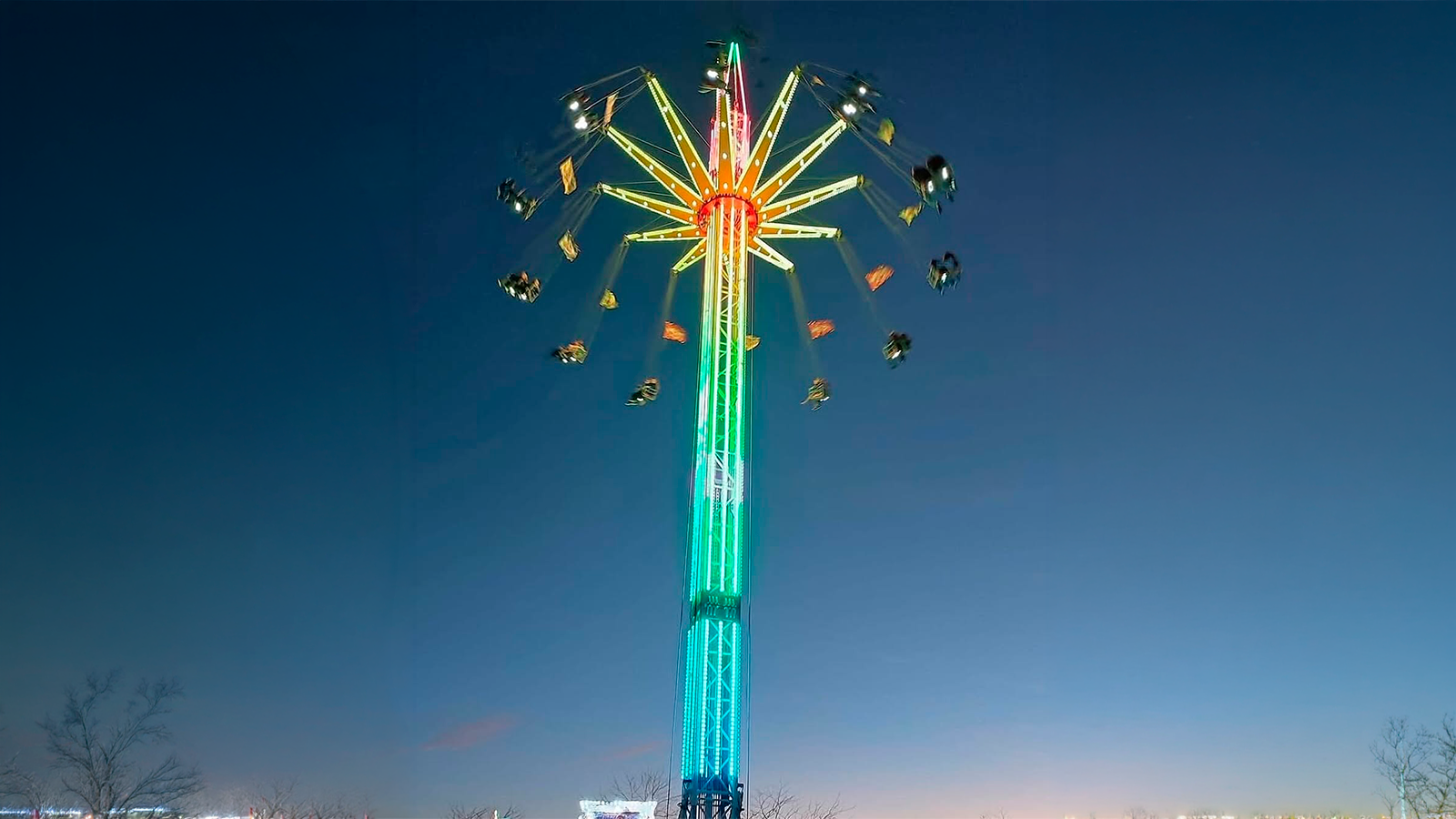 Arraial de Nazaré entra na fase de montagem com novidade radical: o Star Flyer